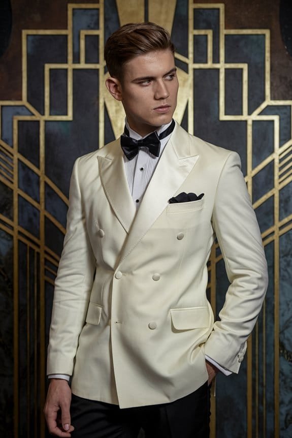 retro chic white ensemble
